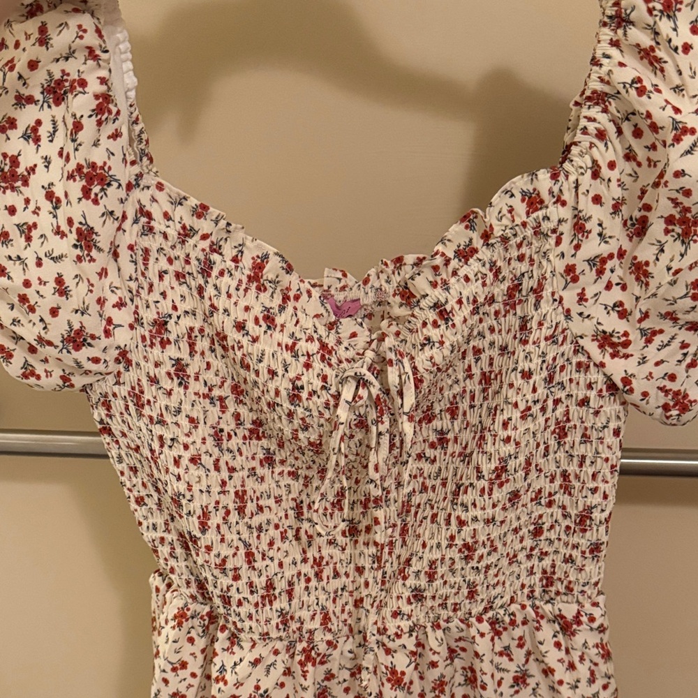 Floral Puff Sleeve Dress